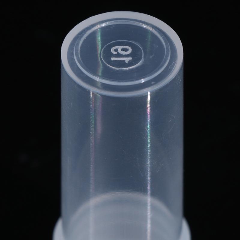 10Pcs 5Ml Plastic Test Tubes Vials Sample Container With Cap For Chemistry