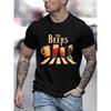 The Beers Printing Men Tee Shirts Breathable Brand Tops Street Fashion T-shirt Mens Casual Summer T Shirts Fashion Men T-shirts