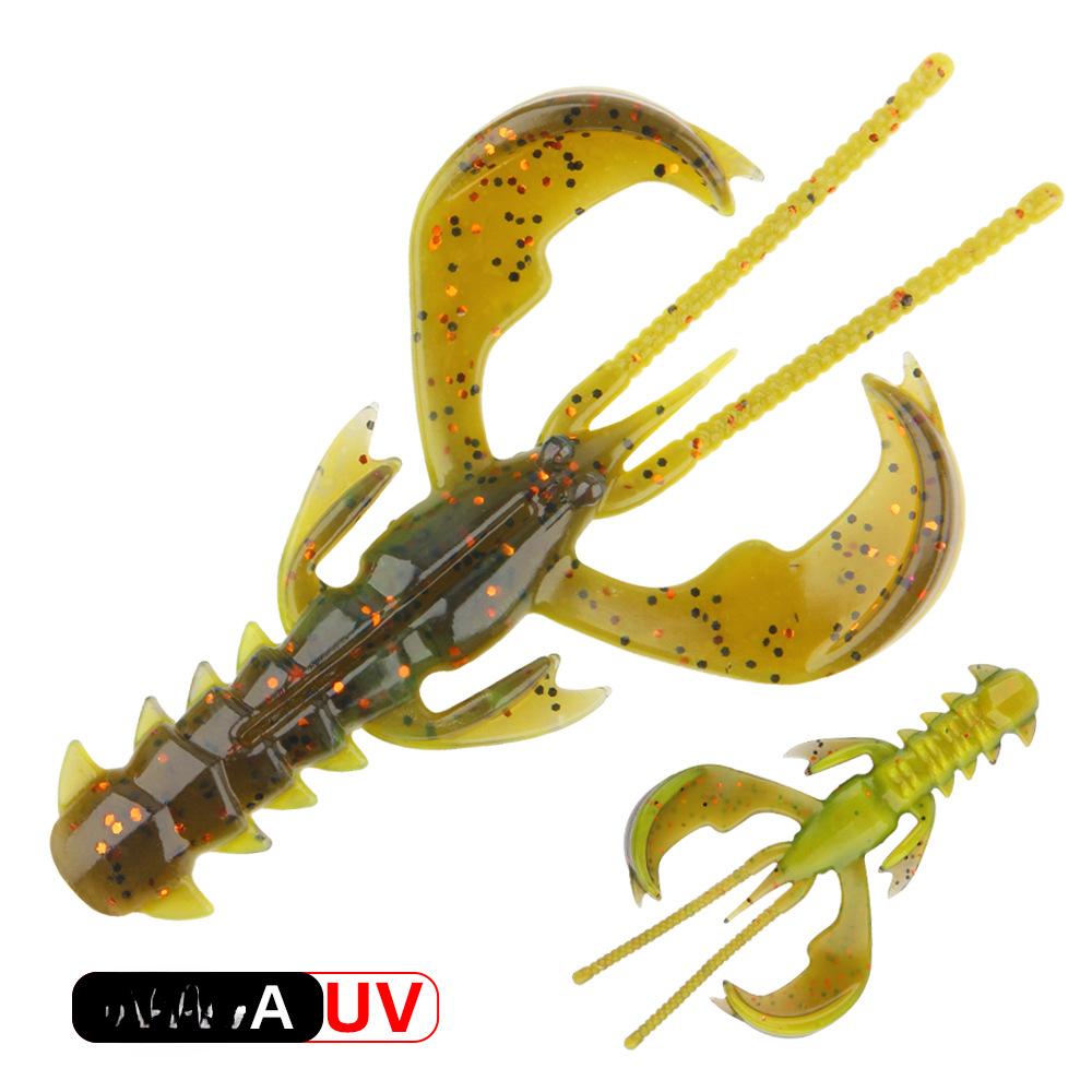 1 Set 4cm Lobster Soft Lure Fishing Lures Attractive Shrimp Odor Salt Wobbler