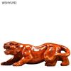 1 Pc Rosewood Carving Tiger Ornaments Living Room Office Bookcase Desktop Home Decoration Housewarming Gift Zodiac Crafts Statue