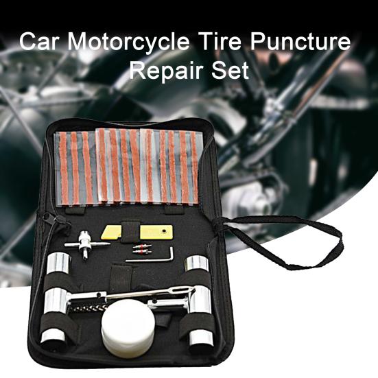 Tire Repair Kit Portable Ergonomic Design Rustproof High Strength Universal Multipurpose Steel Motorcycle Truck