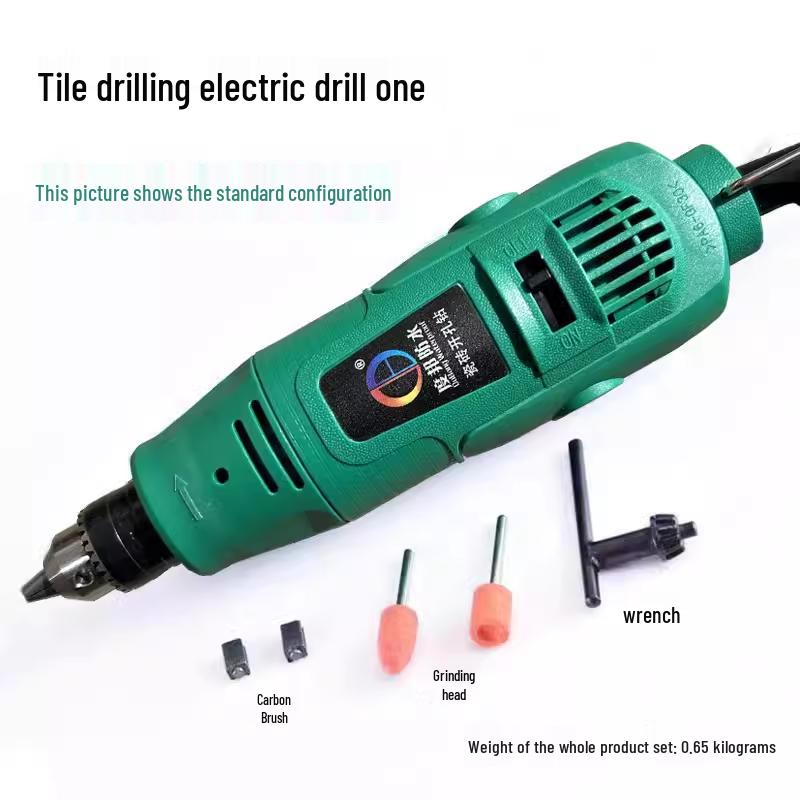 Rechargeable Handheld Tile Grinder & Drill for Marble Hole Punching