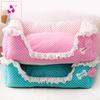 Fresh Polka Dot Square Nest Pet Nest Fully Removable and Washable Luxury Pet Sofa Removable and Washable
