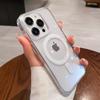 Fashion Clear Magnetic Wireless Charging For Magsafe Case For iPhone 15 14 13 12 11 Pro Max Shockproof Bumper Cover Accessories