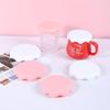 Silicone Mug Lid: Universal Dustproof, Leakproof, Anti-Scald, Heat Insulation Coaster.