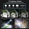 Flash Light Portable Rechargeable Spotlights High Power Rechargeable Led Flashlight Camping Ultra Powerful Flashlight Lamp Work