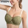 Push Up Bra Womens Modeled Cup Female Lace Embroidery Balconette Convertible Lingerie 34 36 38 40 42 44 B C D E F G
