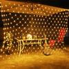 3M*2M 1.5M*1.5M LED Net Lights Courtyard Waterproof Flashing String Lights Christmas Xmas Outdoor Garden Patio Fairy Decoratio