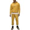 Jordan Flight Fleet Solid Color Hooded Drawstring Casual Long Sleeve Sweatshirt Men Sweatshirt Ochre FB7291-752