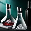 1800ML Whiskey Decanter Wine Decanter Lead-free Crystal Glass Creative Quick Decanter Pot Red Wine Glass Set Wine Accessories