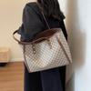 Premium Texture Commuter Big Bag New Fashionable Large Capacity Shoulder Portable Printing Versatile Tote Bag Women