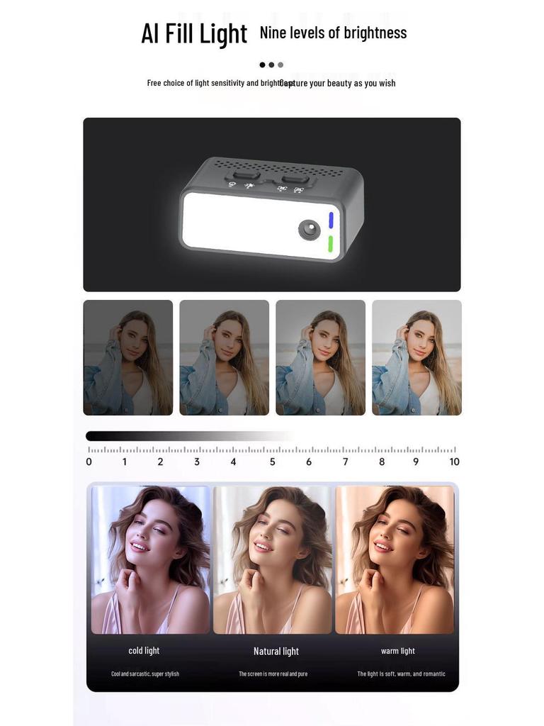 F11 Умный AI 3-осевой ручной стабилизатор для телефонов с отслеживанием лица и стабилизацией для видео TikTok