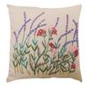 DIY Pillow Cover Cross Stitch Embroidery Pillowcase Kit Handwork Bouquet Needlework Flower Design