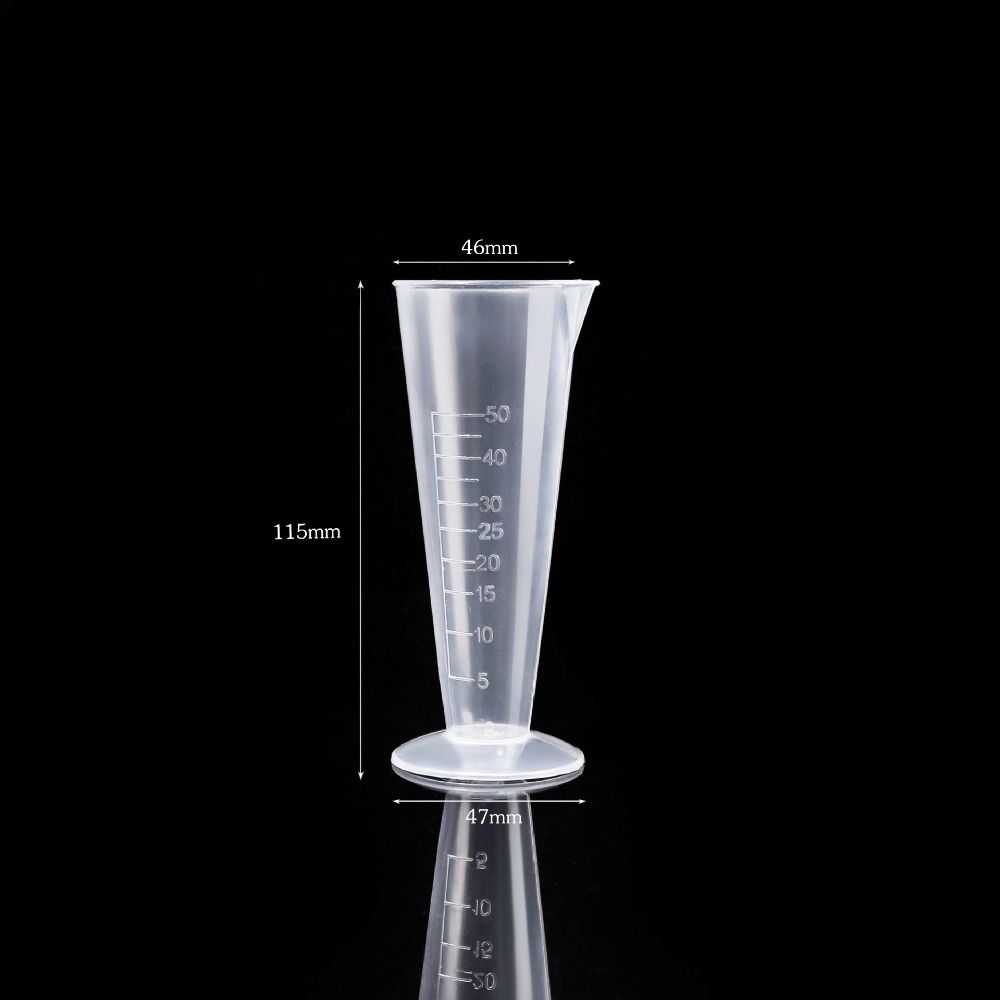 Transparent Plastic Corrugated Cup 25/50/100/250/500ml Measuring Jugs Seasoning Measuring Cup