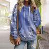 Women's Fall And Winter Printed Pullover Hooded Sweatshirt Long Sleeve Fashion Sweatshirt