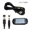 1Pc 2 In 1 Usb 2.0 Data Cable Charger Lead For Psp 1000 2000 3000 Playstation