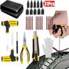Car Tire Repair Tool  31Pcs  Kit Auto Bike Tubeless Tire Tyre Puncture Tire Repair Kit Plug Garage Repair Plug Tools Accessories