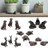 3Pcs Mini Plant Pot Feet Cat Dog Design Flower Pot Risers Holders Stand Holder