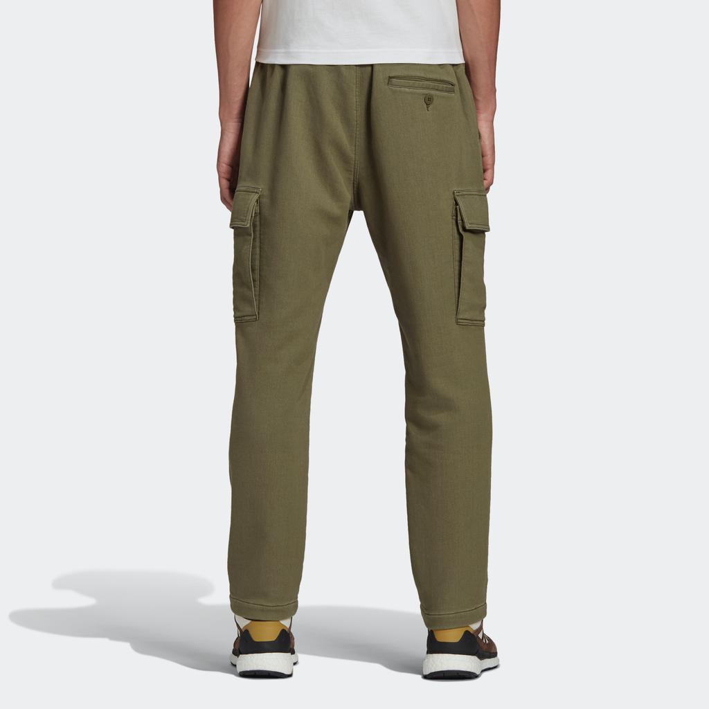 Adidas Originals X Human Made Clover Embroidered Logo Multi-Pocket Joggers Men Bottoms Green GM4635