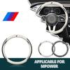 Leather Carbon Fiber Car Steering Wheel Cover Car Accessories For M E34 E36 E60 E90 E46 E39 E70 F10 F20 F30 X5 X6 X1 M3 M5 M6 E71 F01 F02 F87