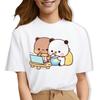 Bubu Dudu T Shirt Women Kawaii Cartoon Y2k Funny Girl T-shirt Hip Hop Streetwear Harajuku Cute Lovely Anime Tshirt