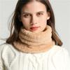 Women's Warm Neck Cover Solid Color Coral Velvet Scarf Winter Versatile High Neck Cotton Soft Touch Neck Cover