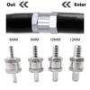 Fuel Non Return Check Valve 6/8/10/12mm Aluminium Alloy Petrol Diesel Water Fuel Line One Way for Peugeot Renault