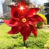Reflective Pinwheels with Stakes Bird Repellent Wind Spinner Scare Birds Animals Away Multicolor Glittery Pinwheels for Garden Yard Lawn Porch