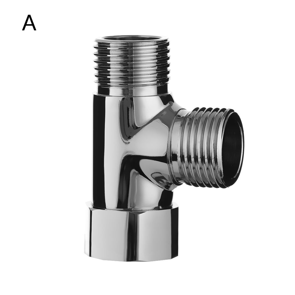 Connect Shower Head 3-way Kitchen Sink Splitter Faucet Adapter Diverter Valve Water Tap Connector