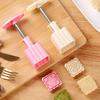 5Pcs/Set Chinese Style Mooncake Mold Hand Press Cake Mold Stamps Mid-Autumn Festival Pastry Mold Cake Decoration Baking Tools
