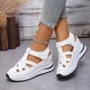 2025 Summer New Ladies Shoes High Quality Buckle Strap Closed Toe Office Sandals