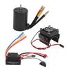 Waterproof 3650 3600KV Brushless Motor 60A Brushless ESC Heatsink Set for 18 110 RC Car