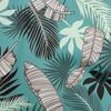 Cotton Flex Dusty Teal Green2 Fabric Tropical Quilting Supplies Print Sewing Fabric By The Yard 40 Inch