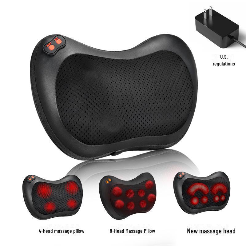 Multi-Function Electric Neck, Shoulder & Back Massager Pillow
