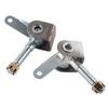 1 Pair M16 Front Steering Knuckles Right Left Steel Alloy Spindle Bracket Set Fit for 110cc 125cc 150cc 200cc 250cc Go