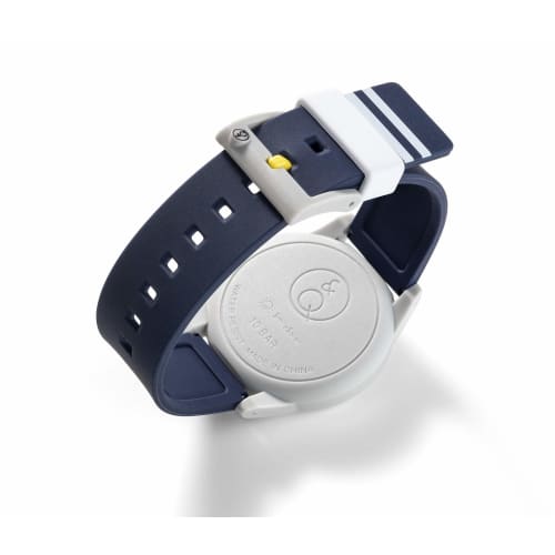 Citizen Q&Q Smile Solar Watch, Link Coordinate, Disney Collection, Size L, 10 ATM Water Resistant, Urethane Strap, Mickey Mouse, RP20-809, Blue