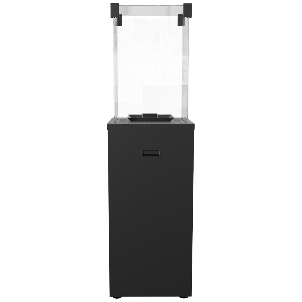 Patio Gas Heater Patio Slim Steel Black Manual 8,2 kW