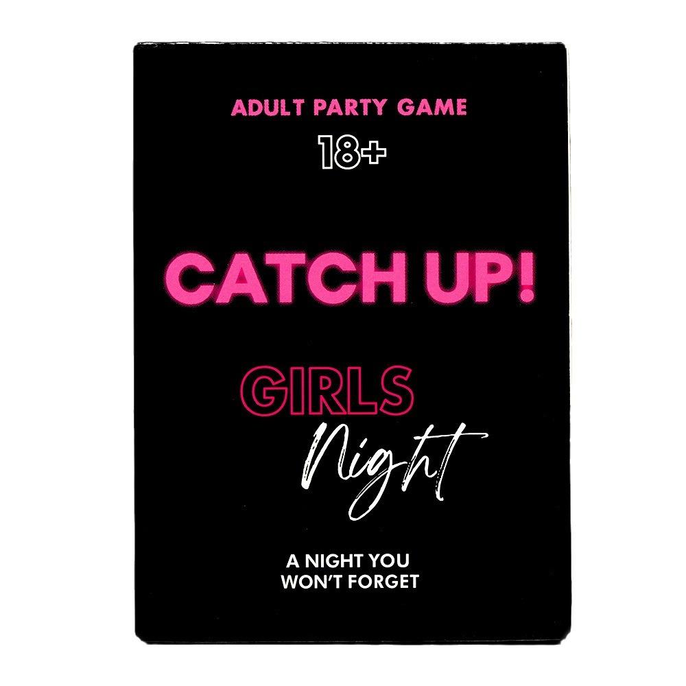 Catch Up! Girls Night 18+ Party Game | Spicy Thought Provoking Conversation Starters for Fun Girls Nights, Bachelorette and Birthday Party