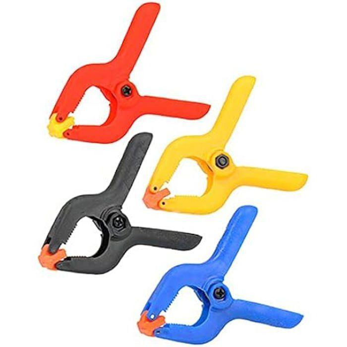 Pince De Serrage - FERRESTOCK - FSKPRB001 - Ressort Extra Fort - Mâchoires Pivotantes - 4 Couleurs