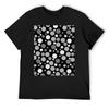 Simple And Modern Black And White Polka Dot Pattern Texture T-Shirt Shirts Graphic Aesthetic Clothes Shirts Men