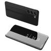 Hurtel Samsung S23 Flip Case - Black, Clear View