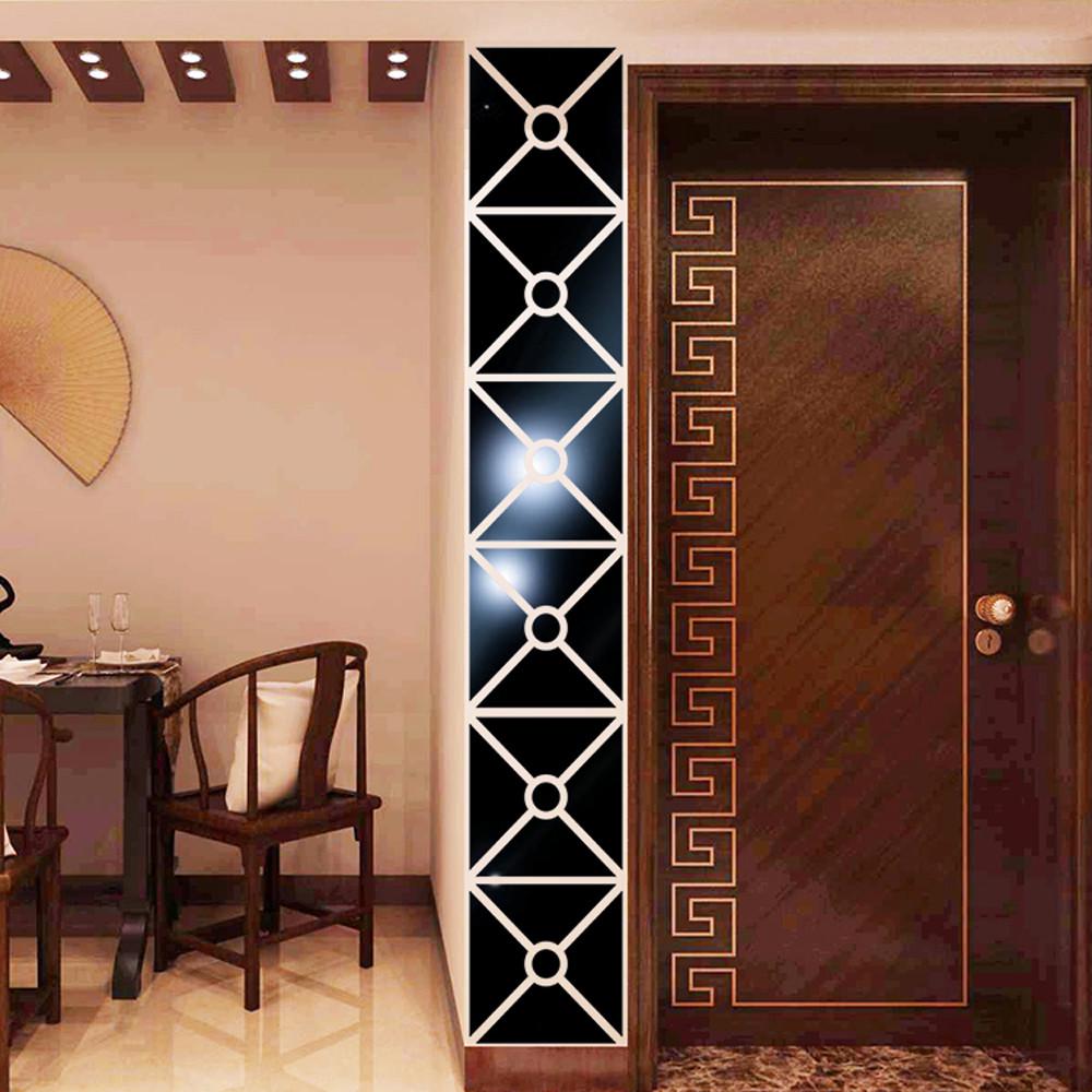 Современный зеркальный стиль съемная наклейка художественная настенная наклейка для дома комната своими руками ARI