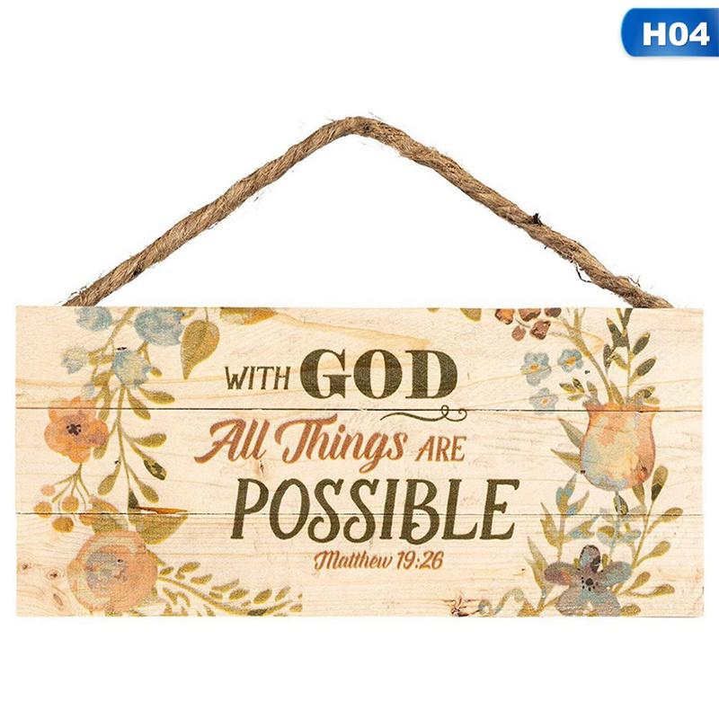 Wooden Hanging Plaque Pendant Tag Vintage Hanger Board Sweet Home Coffee Bar Decor Sign Wall Door Hanging Art Plaque