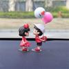 Girls Gifts Anime Couples Dashboard Figurine Car Decoration Car Ornament Cartoon Couples Model