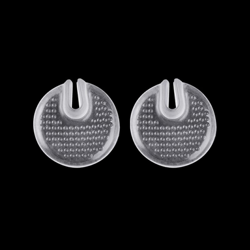 Invisible Flip Flop Sandals Forefoot Pad Silicone Slip Resistant Half Yard Heel Pad Toe Separator Pads Massage Insoles Inserts