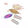 Alloy Oval Shape Alloy Hand Made Tags Signs Oval DIY Bag Label Handmade Tags  For Shoes