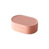 Round Soap Dishes Tray Creative Bathroom Shower Gadgets with Lid Soap Container  Household