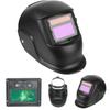 Large View True Color Lens Welding Helmet Welder Mask Auto Darkening Solar Power For Arc Weld Grind Cut