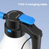 1.5L Electric Foam Sprayer High Pressure Car Wash Water Can 30min Continue Using