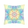 Creative Bohemian Style Mandala Sofa Pillow Cover Tatami Bay Window Pillow Cover Short Plush Printed Cushion